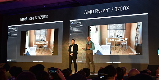 画像集 No.025のサムネイル画像 / 西川善司の3DGE：AMD基調講演レポート〜新Ryzenのトップモデルは12C24T対応で価格は500ドル，新GPUのNaviはリアルタイムレイトレーシング対応か