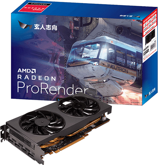 画像(001)玄人指向，2タイトルのゲームが貰えるRadeon RX 5700 XTカードを発売。「Radeon ProRender」とのコラボモデル
