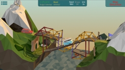 画像ギャラリー No.003のサムネイル画像 / 橋を建設するシミュレーションゲーム「Poly Bridge」がSteamで正式リリース