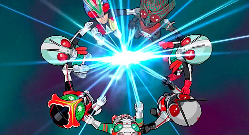 画像ギャラリー No.003のサムネイル画像 / 「仮面ライダー バトルラッシュ」,アップデートでエグゼイド登場。コンボ必殺技も可能に