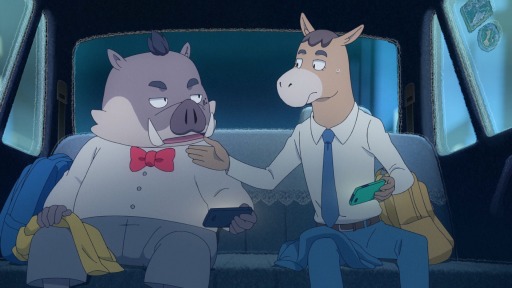 画像ギャラリー No.010のサムネイル画像 / 「そうだ アニメ,見よう」第150回はP.I.C.S.とOLMがタッグを組んだ「ODDTAXI」。タクシー運転手を中心に描かれる群像ミステリー