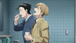 画像ギャラリー No.055のサムネイル画像 / そうだ アニメ,見よう:第267回は「スーパーの裏でヤニ吸うふたり」。中年サラリーマンと若い女性店員の恋模様を描いた癒し系アニメ