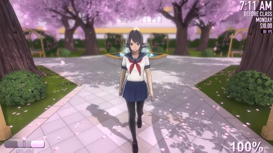 Yandere Simulator の正式デモ版がリリース 先輩への病んだ恋心が止まらない少女が恋敵を次々に消していくステルスアクション