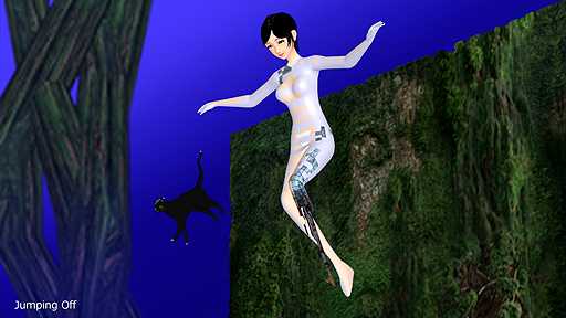 画像ギャラリー No.002のサムネイル画像 / ねこと少女(ドローン)が冒険するPC用アクションADV「記憶ノカケラ」,英語字幕版の配信がSteamでスタート