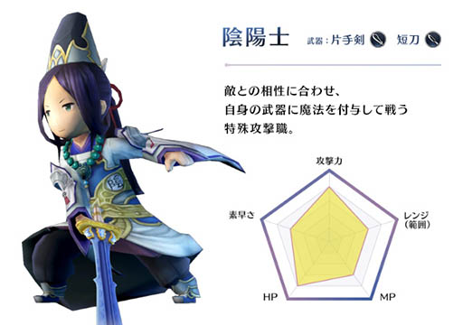 画像ギャラリー No.008のサムネイル画像 / 「サムライ ライジング」に登場する侍/陰陽士/匠の概要が公開に。いよいよ全11種類のジョブが出揃う