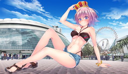 画像ギャラリー No.002のサムネイル画像 / 「超巨大!ジュラシック娘 健全版」でバトルイベント「メガテリウム杯」が開催