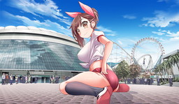 画像ギャラリー No.003のサムネイル画像 / 「超巨大!ジュラシック娘 健全版」でバトルイベント「メガテリウム杯」が開催