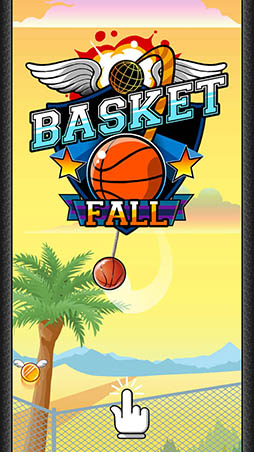 画像ギャラリー No.002のサムネイル画像 / ロープを切って連続ゴールを狙え。カジュアルゲーム「Basket Fall」を紹介する「(ほぼ)日刊スマホゲーム通信」第1108回