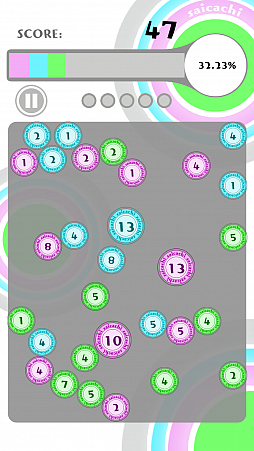 画像ギャラリー No.003のサムネイル画像 / iOS/Android向けパズル「サイカチ（saicachi）」が本日リリース