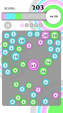 画像ギャラリー No.004のサムネイル画像 / iOS/Android向けパズル「サイカチ（saicachi）」が本日リリース