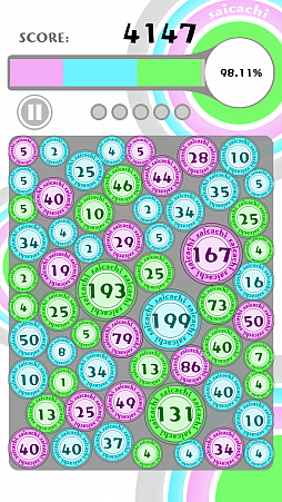 画像ギャラリー No.007のサムネイル画像 / iOS/Android向けパズル「サイカチ（saicachi）」が本日リリース