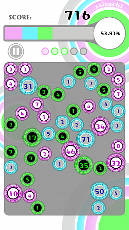画像ギャラリー No.010のサムネイル画像 / iOS/Android向けパズル「サイカチ（saicachi）」が本日リリース