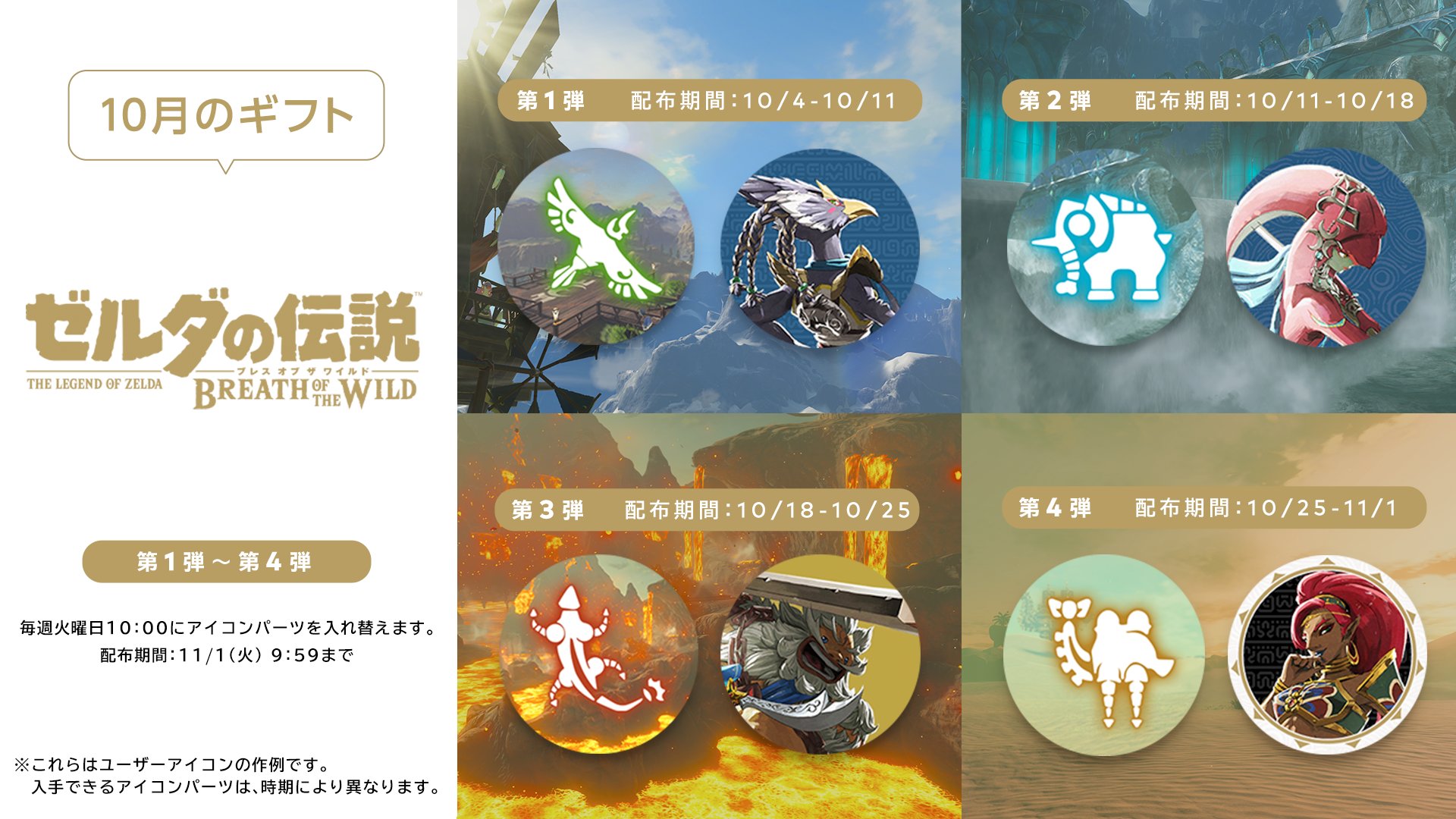 ゼルダの伝説 ブレス オブ ザ ワイルド」アイコンパーツが“ミッション