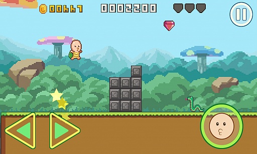 画像ギャラリー No.014のサムネイル画像 / 2足歩行のカメが主役!? スマホ向けアクションゲーム「カメオカダッシュ」を紹介する「（ほぼ）日刊スマホゲーム通信」第1117回