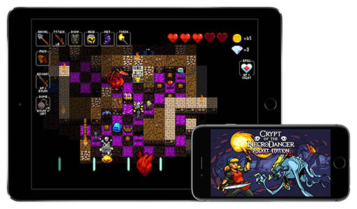 Ios版 クリプト オブ ネクロダンサー ポケットエディション が本日配信開始 ローグライクとリズムゲームが融合