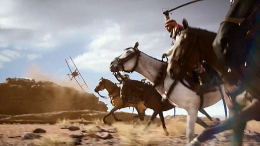 画像ギャラリー No.004のサムネイル画像 / 「バトルフィールド1」の詳細をチェック。戦車と馬が駆け合い,兵士達がスコップで殴り合う。この混沌こそがバトルフィールドの原点回帰だ