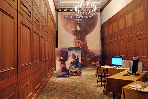 画像ギャラリー No.001のサムネイル画像 / 平和なときでも戦いの緊張感が味わえる「シドマイヤーズ シヴィライゼーション VI」,韓国のメディア向けイベントで行われたハンズオンレポート