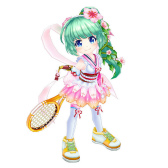 画像ギャラリー No.010のサムネイル画像 / 「白猫テニス」，リリー（CV：花守ゆみり）とサクラ（CV：西明日香）が登場