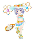 画像ギャラリー No.005のサムネイル画像 / 「白猫テニス」，ティナ（CV.釘宮理恵）とイロメロ（CV.村上奈津実）が登場