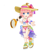 画像ギャラリー No.012のサムネイル画像 / 「白猫テニス」，ティナ（CV.釘宮理恵）とイロメロ（CV.村上奈津実）が登場