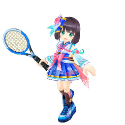 画像ギャラリー No.002のサムネイル画像 / 「白猫テニス」に黒ウィズ精霊が参戦。ミコトとユッカが登場