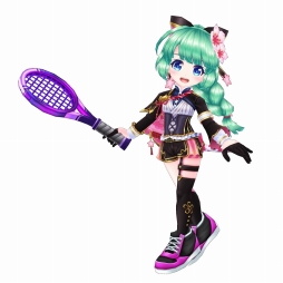 画像ギャラリー No.007のサムネイル画像 / 「白猫テニス」,神気キャラ人気投票1位のルウシェ(CV:東山奈央)らが登場