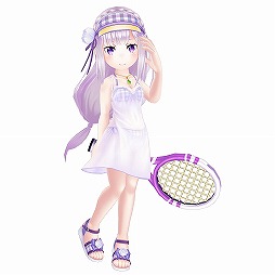 白猫テニス エミリアを含む4キャラが水着姿で登場するリゼロコラボ第2弾が開始
