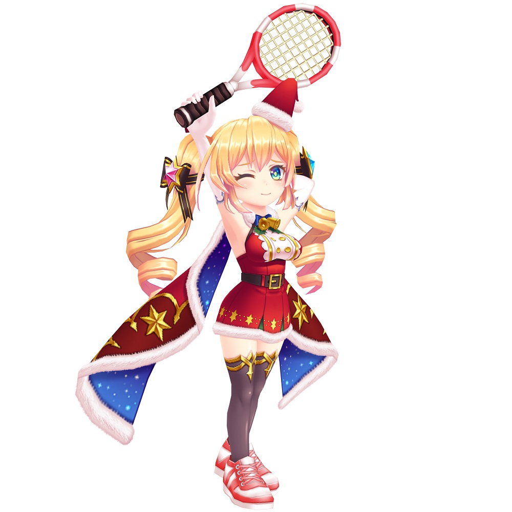 画像集 003 白猫テニス に年クリスマス衣装のミューエが登場