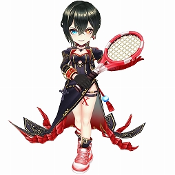 画像ギャラリー No.005のサムネイル画像 / 「白猫テニス」に“カルマ”が参戦。新衣装の“アイシャ”と“ミーア”も登場
