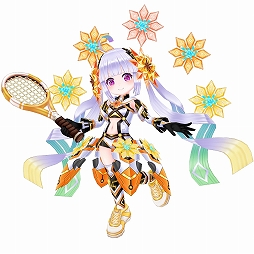 画像ギャラリー No.007のサムネイル画像 / 「白猫テニス」に“カルマ”が参戦。新衣装の“アイシャ”と“ミーア”も登場