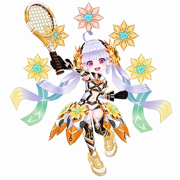 画像ギャラリー No.008のサムネイル画像 / 「白猫テニス」に“カルマ”が参戦。新衣装の“アイシャ”と“ミーア”も登場