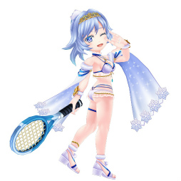 画像ギャラリー No.004のサムネイル画像 / 「白猫テニス」の5周年を記念して水着姿の蒼の王が新登場