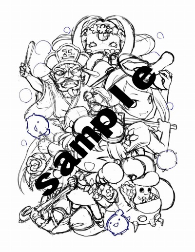 画像ギャラリー No.001のサムネイル画像 / 「にょきにょき たびだち編」,壱さんの描き下ろし限定ポスターの予約販売を開始