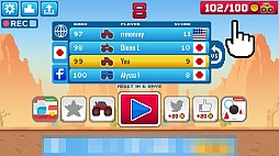 画像ギャラリー No.007のサムネイル画像 / ジャンプではなく押さえ込む!? 一風変わった操作性の横スクロールアクションゲーム「Crazy Truck!」を紹介する「（ほぼ）日刊スマホゲーム通信」第1131回