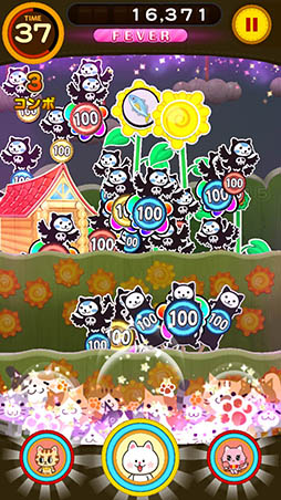 画像ギャラリー No.006のサムネイル画像 / 球を投げ続けてハイスコアチャレンジ。「たまねこウォーズ」を紹介する「(ほぼ)日刊スマホゲーム通信」第1169回