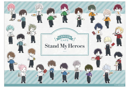 画像ギャラリー No.006のサムネイル画像 / カプコンカフェ イオンレイクタウン店&池袋店,「スタンドマイヒーローズ」とのコラボグッズ&メニューを公開