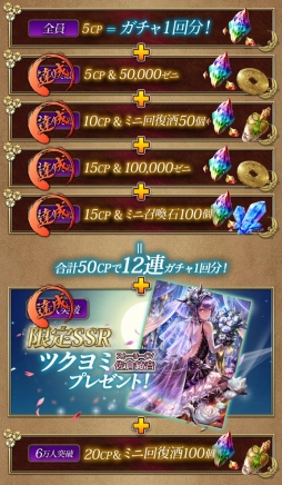 画像ギャラリー No.002のサムネイル画像 / 「ヤマトクロニクル創世」,事前登録者5万人突破。特典に限定SSR「ツクヨミ」を追加