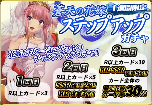 画像ギャラリー No.005のサムネイル画像 / 「ギャングレイヴ」初のイベント「蒼天の花嫁」が開幕。期間限定ガチャも