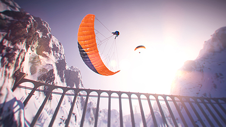 画像集#005のサムネイル/雪山を舞台に4つのエクストリームスポーツを体験できる「STEEP」は12月22日発売へ。初回生産限定特典も公開