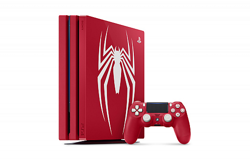 赤と白のコントラストが鮮やかなスパイダーマン仕様のps4 Pro本体と Marvel S Spider Man のセットモデルが9月7日に数量限定で発売