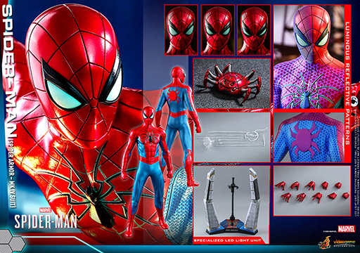 Marvel S Spider Man スパイダー アーマーmk Ivスーツを着用したスパイダーマンの1 6スケールフィギュアが発売決定