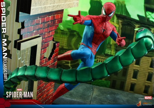 画像集#002のサムネイル/「Marvel's Spider-Man」，クラシック・スーツ版のスパイダーマンが1/6スケールフィギュアで登場。2022年6月に発売