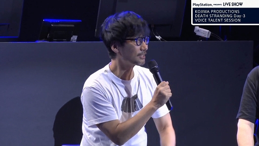 ���������꡼ No.002�Υ���ͥ������ / ��TGS 2019�ϡ�DEATH STRANDING�׿������¤��󤬡��Ȥ��륭��饯�����Υܥ������������Ȥ��ƽб���ꡣTGS�ǽ����˹Ԥ�줿���ơ������٥�Ȥ��ݡ���