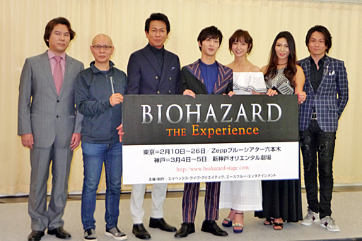 画像ギャラリー No.001のサムネイル画像 / 舞台「BIOHAZARD THE Experience」は嗅覚に訴え,ゾンビが駆けるステージに。制作発表会の模様をレポート
