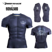 レア　限定　BIOHAZARD BSAA ESS コラボ　バイオハザード バイオハザード」と「ボディメーカー」のコラボスポーツウエア第