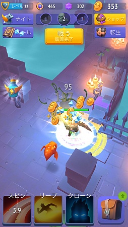 画像ギャラリー No.005のサムネイル画像 / ノンストップで進むハック&スラッシュ! スマホ向けアクションRPG「Nonstop Knight」を紹介する「(ほぼ)日刊スマホゲーム通信」第1162回