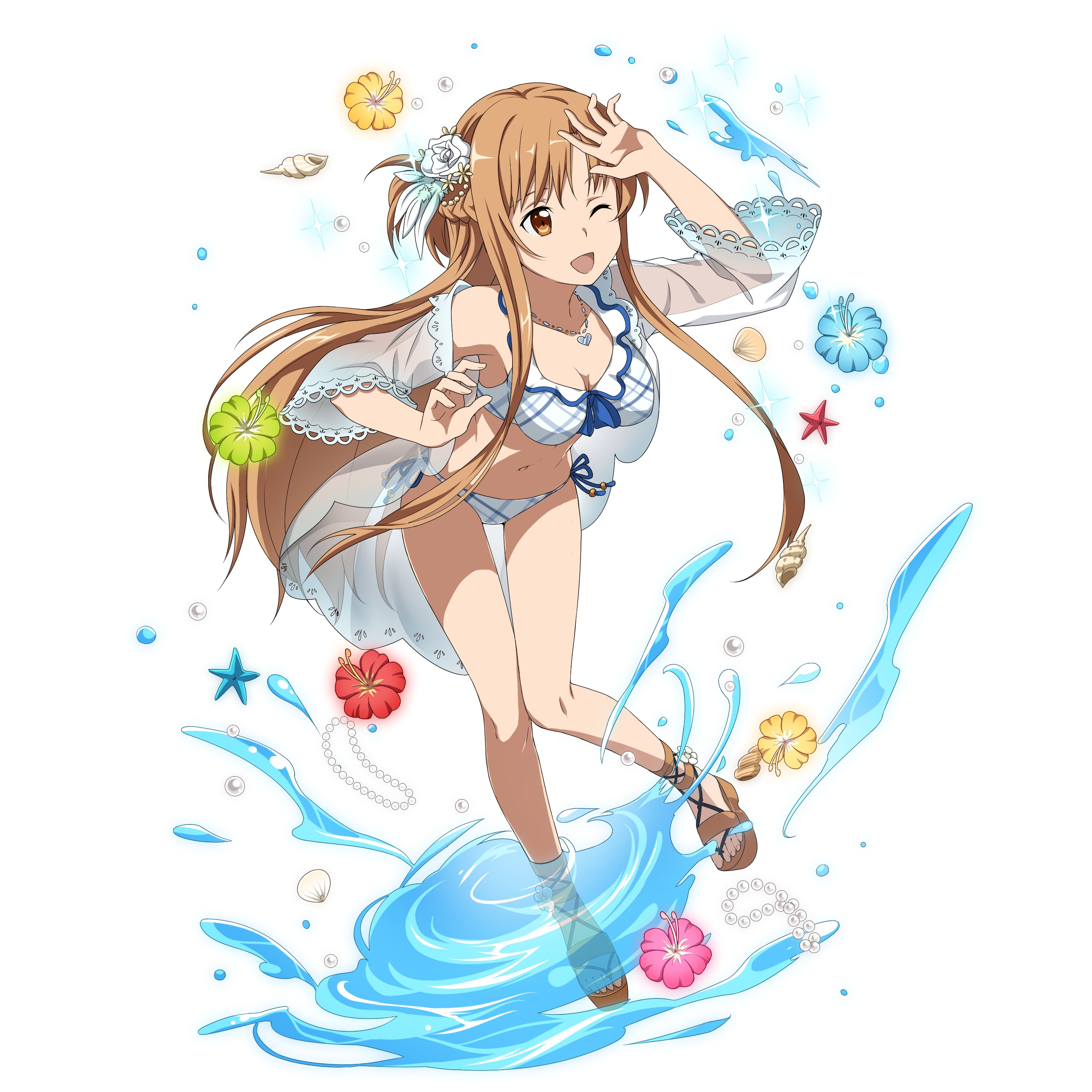 画像集 005 Sao メモリー デフラグ の水着ガチャが開始に 水着アスナのフィギュア