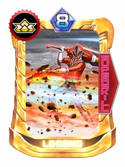画像ギャラリー No.004のサムネイル画像 / 「スーパー戦隊レジェンドウォーズ」,新LEGENDカードに「シンケンレッド」が登場