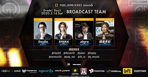 画像ギャラリー No.002のサムネイル画像 / 「PUBG」,公式大会「PJSseason5 Phase1 Day3」の概要が公開