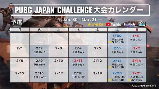 ���������꡼ No.006�Υ���ͥ������ / e���ݡ�������PUBG JAPAN CHALLENGE 2021 Phase1�פνо�����ࡤ���ݥ󥵡�������